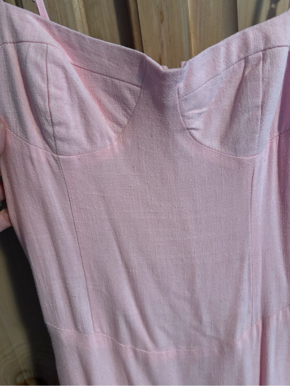 Elegant Pink Spaghetti-Strap Maxi Dress - Picture 4 of 5